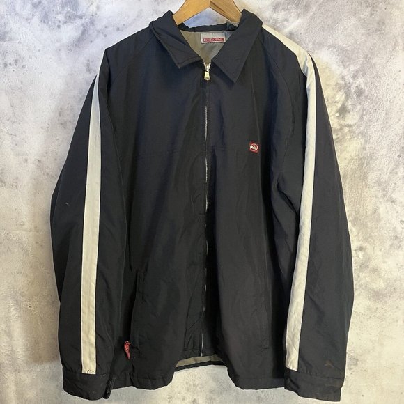 Quiksilver Other - Quiksilver Windbreaker Jacket Mens L Full Zip Navy Blue M4